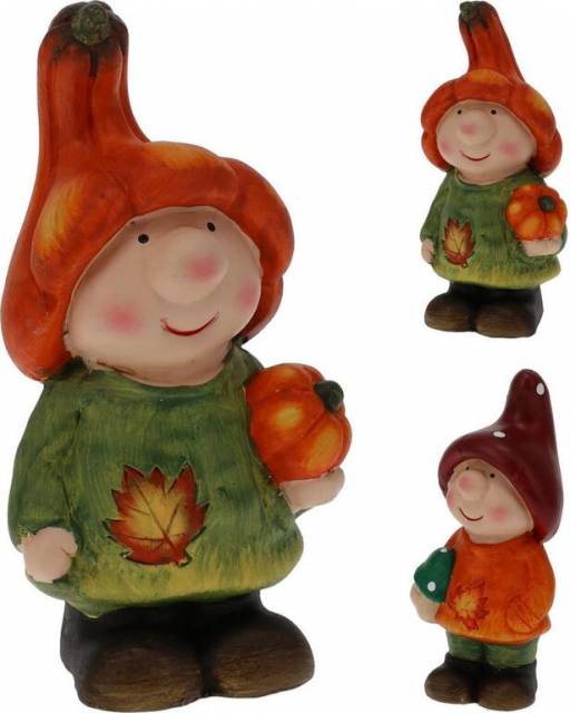 Kinekus Postavička dieťa stojace 17,5 cm jesenné mix