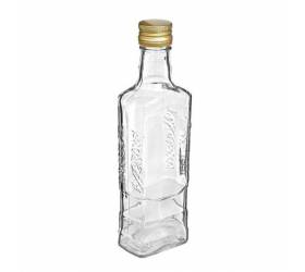 Fľaša na alkohol sklo  250 ml, uzáver, FI28 Moskva