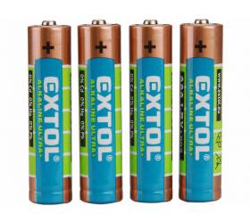 Bateria alkalicka 4ks, 1,5V, typ AAA