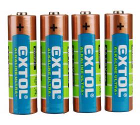 Bateria alkalicka 4ks, 1,5V, typ AA