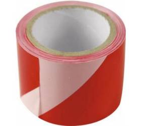 Páska výstražná 75mmx100m PE červeno-biela