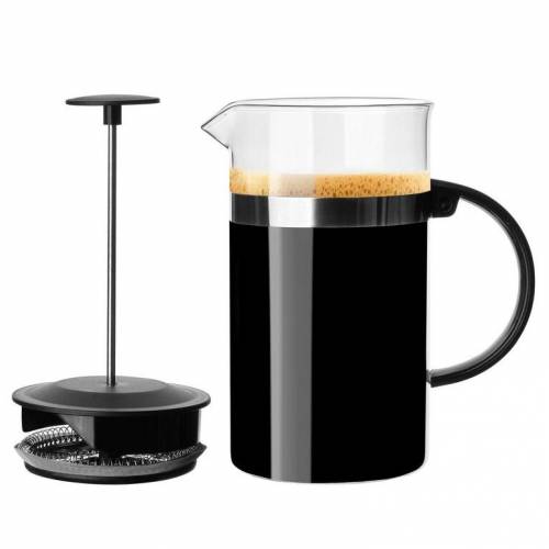 Kanvica na kávu a čaj 1000ml sitko-piest, nerez FRENCH PRESS