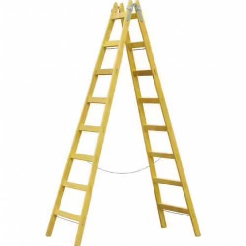 Rebrík drevený 2x10, dvojitý, 3,1 m