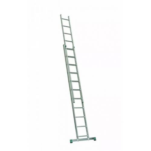 Rebrík hliníkový HOBBY 2x13, dvojdielny, univerzálny, výsuvný