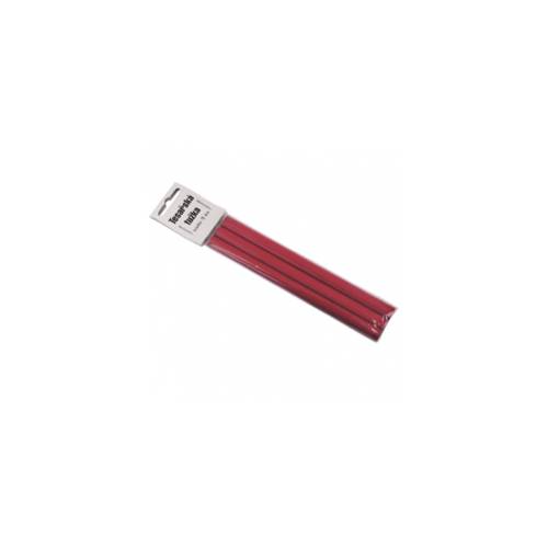 Ceruzka tesárska HB 18cm, sada 3ks, červený povrch