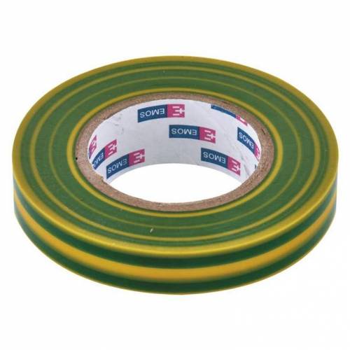 Páska izolačná PVC 15 mm/10 m, žlto-zelená