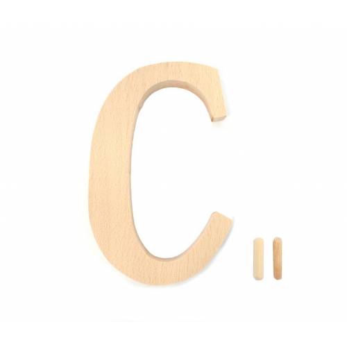 Čislo dom. drevené  pismeno  "C"