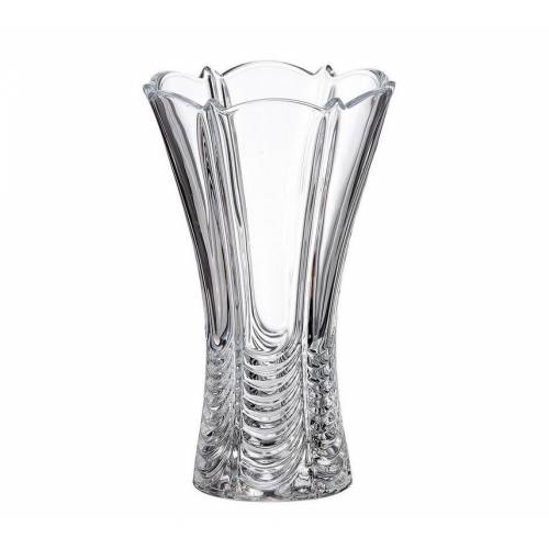 Váza ORION X 250 mm, číra, sklo BOHEMIA