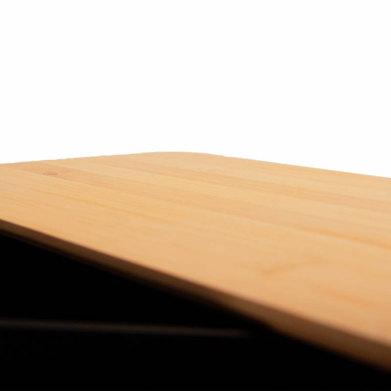 Chlebník kovový 31x17,5x13,5cm s bambusovou doskou