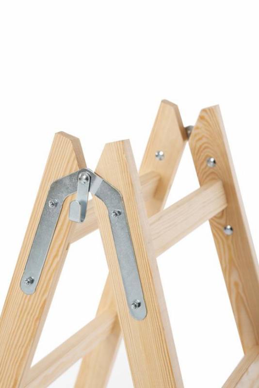 Rebrík drevený 1x5, maliarsky