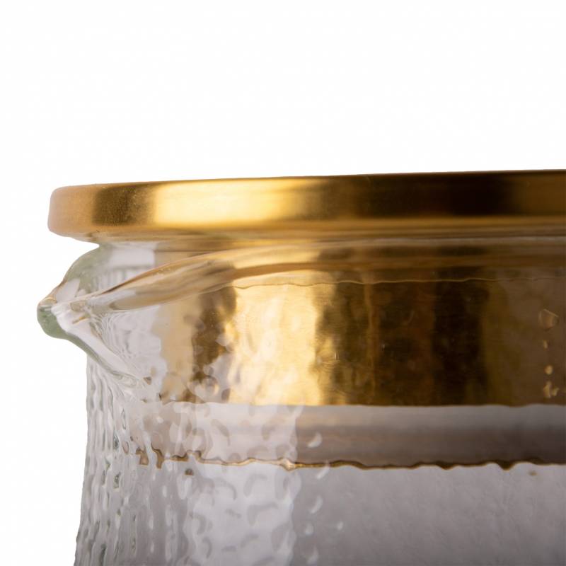 Džbán sklenený borosilikátový 2,0 zlatý