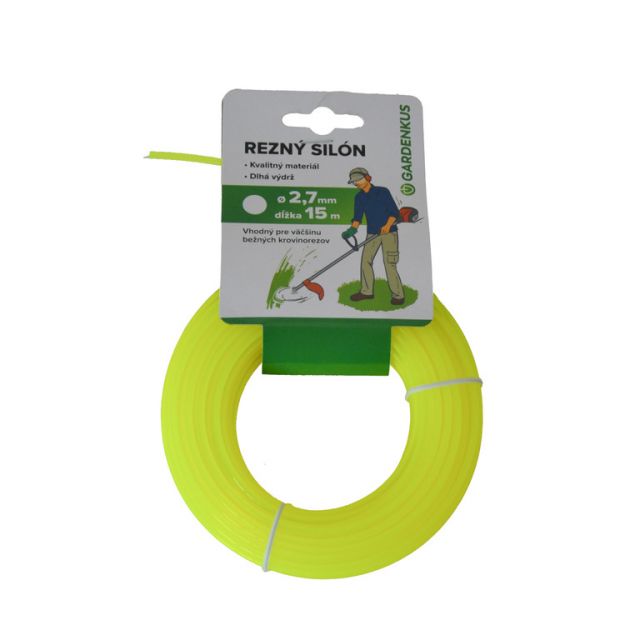 Kinekus Silón rezný KRUH 2,7 mm/15 m GARDENKUS