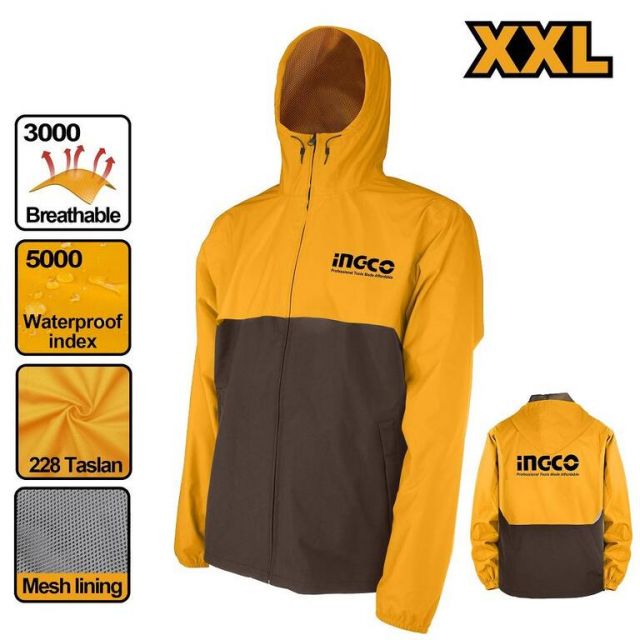 INGCO Bunda nepremokavá INGCO, veľkosť XXL
