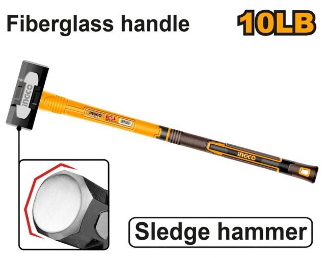 INGCO Kladivo / mlat 4500g INGCO kovaná hlava kladiva
