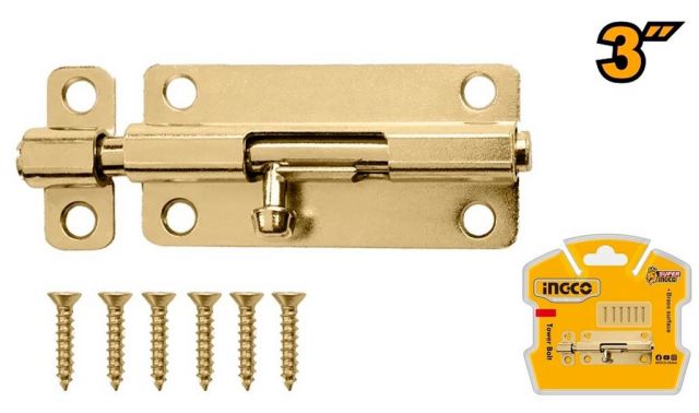 INGCO Zástrč 3" INGCO 70/40/1,2mm, zlatá farba