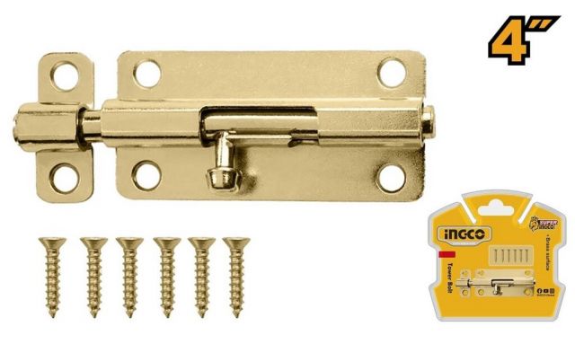 INGCO Zástrč 4" INGCO 90/74/1,2mm, zlatá farba