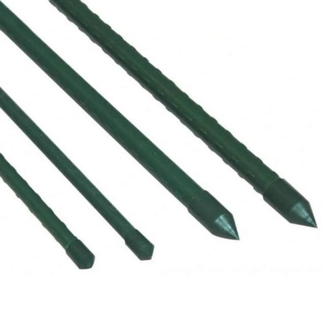 E-shop GARDENKUS Tyč oporná k zelenine, dĺžka 180cm, priemer 16mm, vrúbkovaná, zelená, GARDENKUS