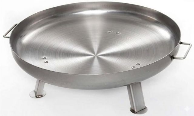 GARDENKUS Ohnisko oceľové nerezové kruhové, priemer 69cm, GARDENKUS