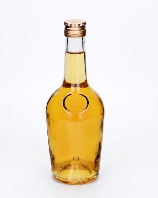Kinekus Fľaša na alkohol sklenená, 500ml, GLORIA, s uzáverom