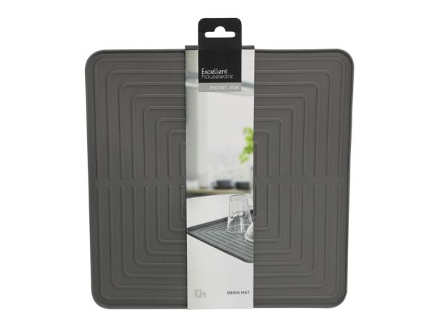 Kinekus Podložka na odkvapávanie riadu 31x31 cm, silikónová, štvorcová
