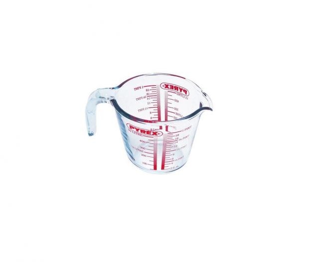 PYREX Odmerka 0,5L, 12x12cm, sklenená, číra, PYREX