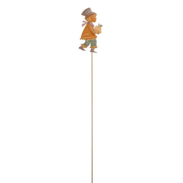 Kinekus Ozdoba zapichovacia chlapec 85 cm hrdza kov