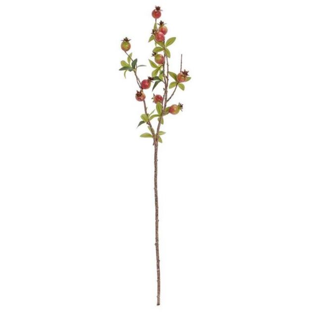 Kinekus Ozdoba zapichovacia, konár, granátové jablká, 75cm