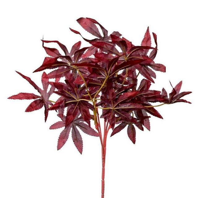 Kinekus Ozdoba zapichovacia vetvička jeseň bordo 40cm