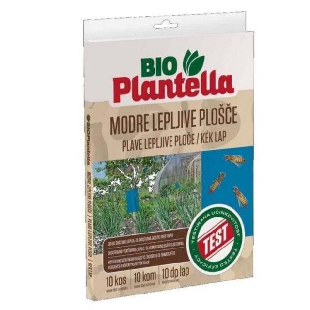 Kinekus Lepidlo dosky na hmyz 10ks modré Bio Plantella