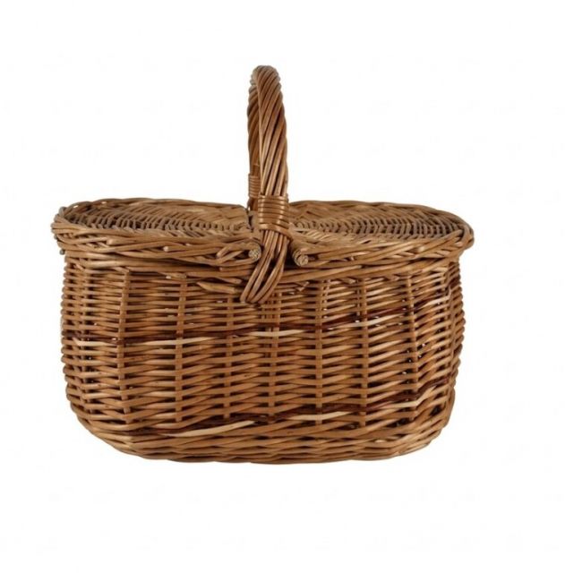 Kinekus Košík prútený piknikový 38x26cm uzatvárateľný