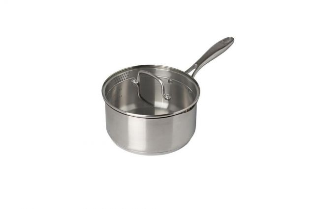 PYREX Kastról nerezový 2,5L, 20cm s rúčkou + sklenená pokrievka INFINITY PYREX