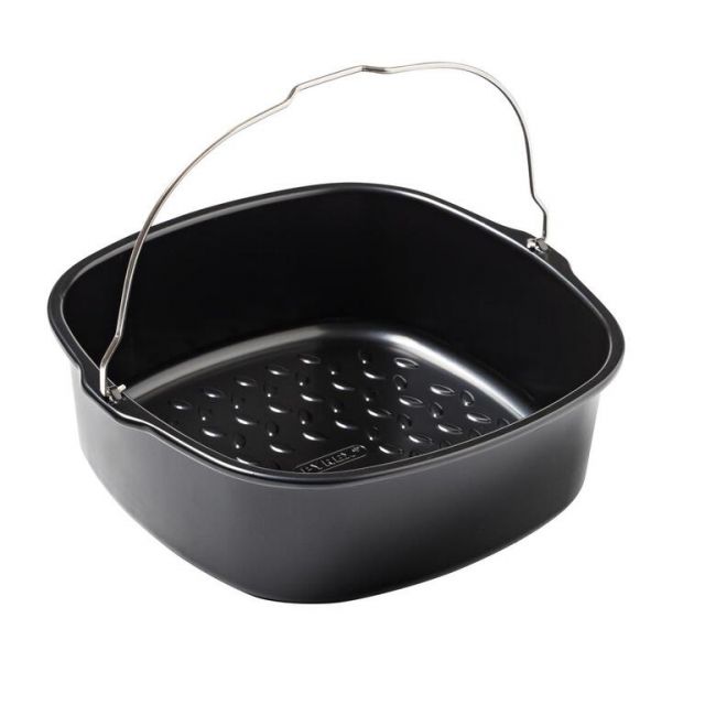 PYREX Forma na pečenie štvorcová 1,9L do teplovzdušnej fritézy 22x21x7,5cm s rukoväťou PYREX