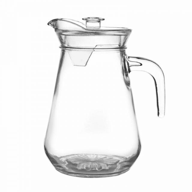 Kinekus Džbán sklenený 1,3L + veko ADAR