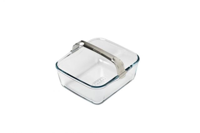 PYREX Misa sklenená obdĺžniková 2L do teplovzdušnej fritézy 18x20x8cm s odnímatelným úchytom PYREX