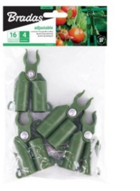 Kinekus Konektor pre záhradné tyče nastaviteľný 11mm 4ks/balenie