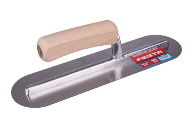 Kinekus Hladítko oblé murárske nerezové 300x80mm, hladítko na kamenný koberec