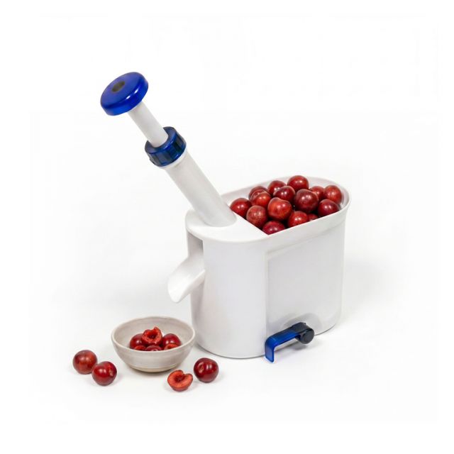 Kinekus Odkôstkovač na čerešne, mechanický, 17x9,5x21cm, biely