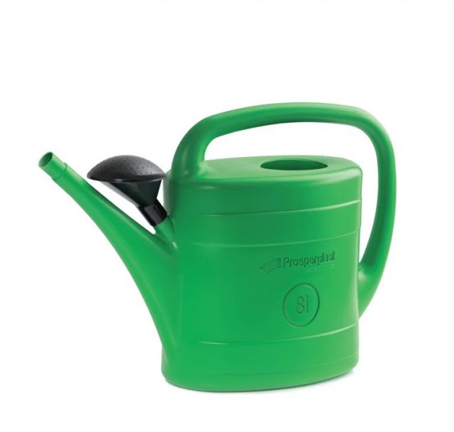 Kinekus Krhla plastová, 8L, s ružicou, zelená