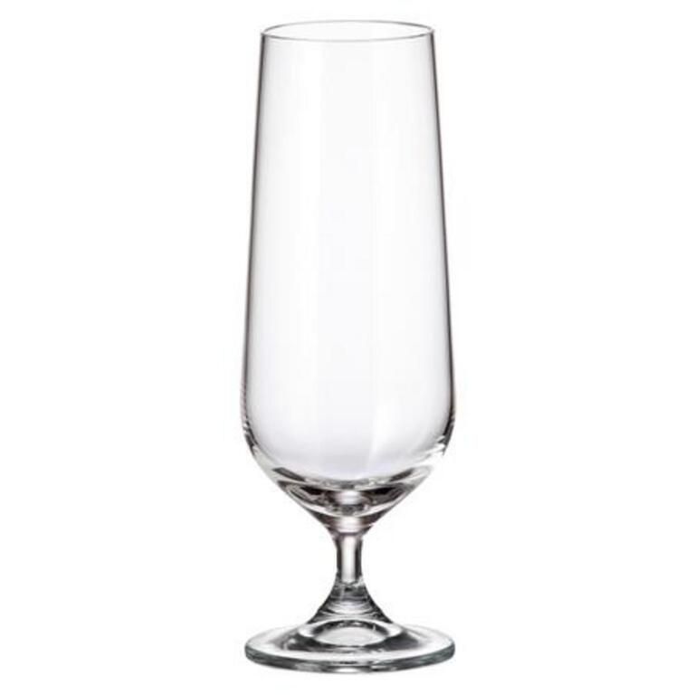 Pohár na pivo sklenený 380ml, 6ks, STRIX