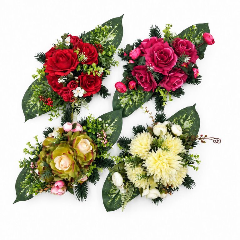 Ikebana náhrobná 25cm plast, SVK