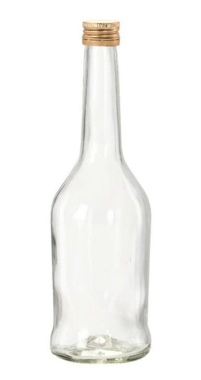 Fľaša na alkohol sklo 500ml NAPOLEON s uzáverom