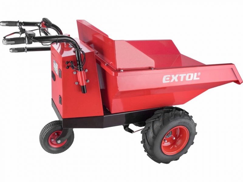 Dumper – transportér s elektrickým pohonom, 400kg, 200L, 48V/15Ah, EXTOL PREMIUM