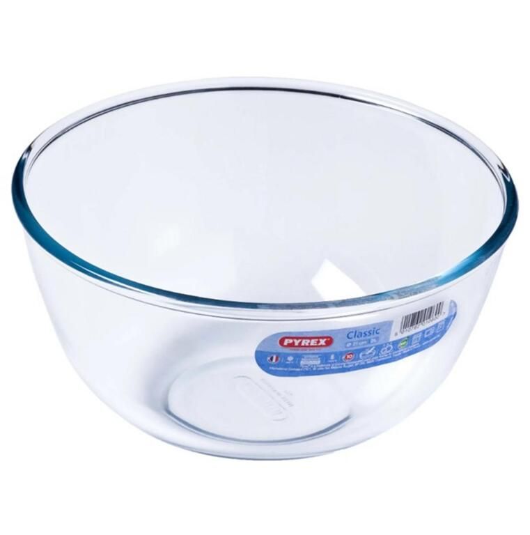 Miska sklenená 2,3L priemer, 21x11cm, číre sklo, PYREX