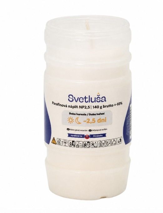 Náplň do kahanca parafínová 140g doba horenia 2,5 dňa