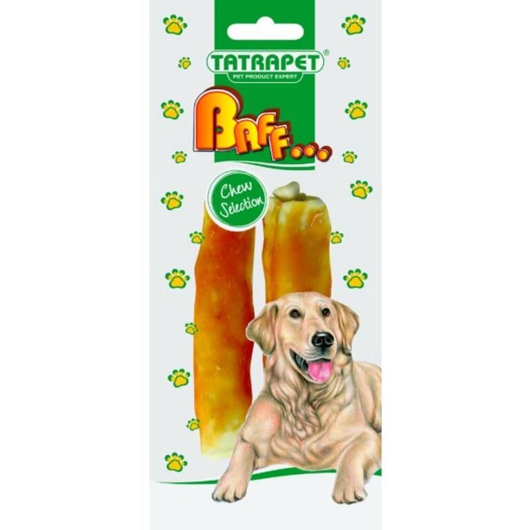 Rolka pre psa žuvacia potiahnutá kuracím mäsom 2ks, 50 g