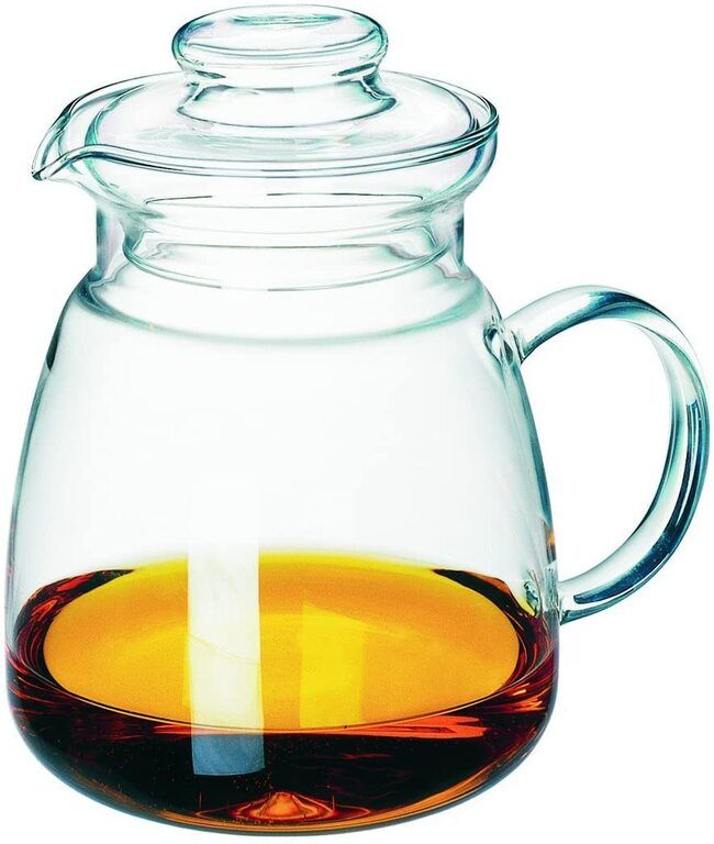 Kanvica sklenená, čajník, objem 0,6L, JANA, bez sitka