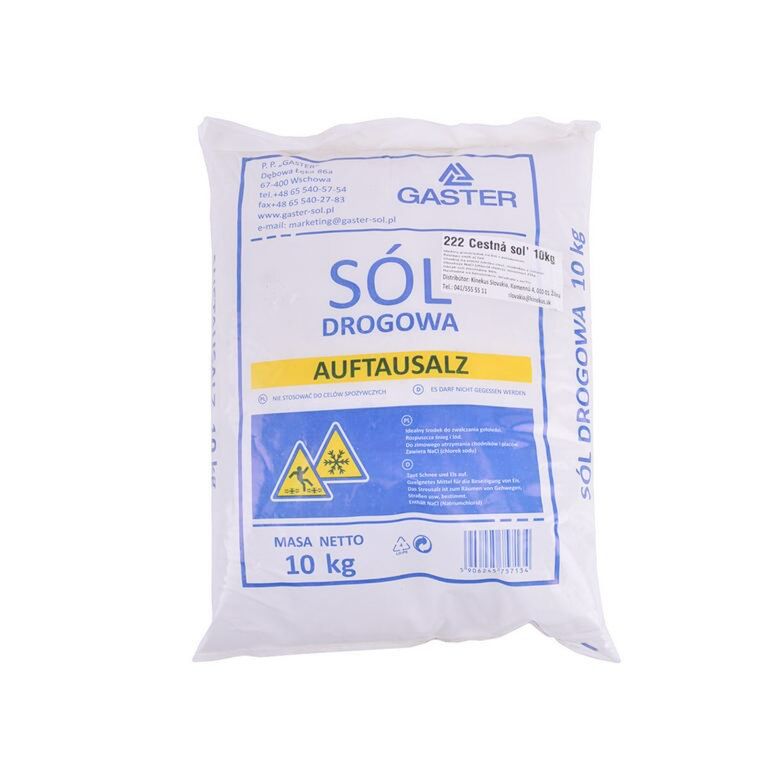 Soľ posypová, balenie 10kg