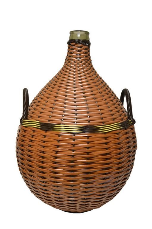 Opletený demižón, objem 54L, mix farieb