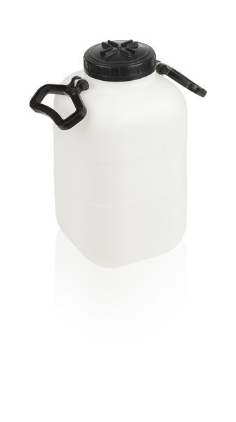 Barel 25l plastový, široké hrdlo 11,5cm, biely