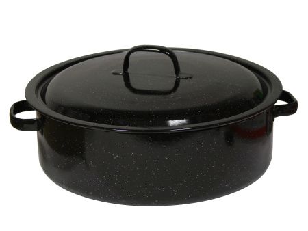 Kastról smaltovaný s pokrievkou 11L, 34cm